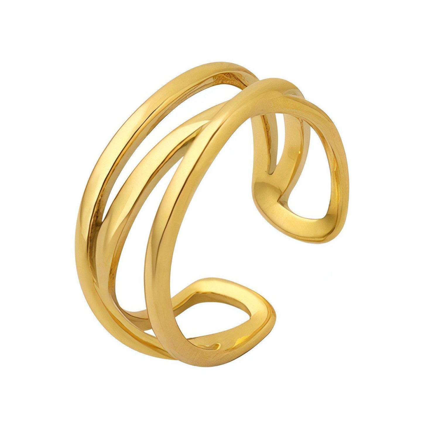 Pip Twisted Gold Ring