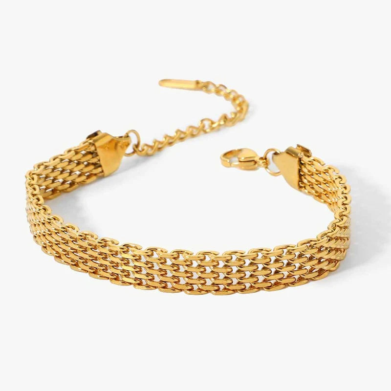 Dee Gold Mesh Bracelet