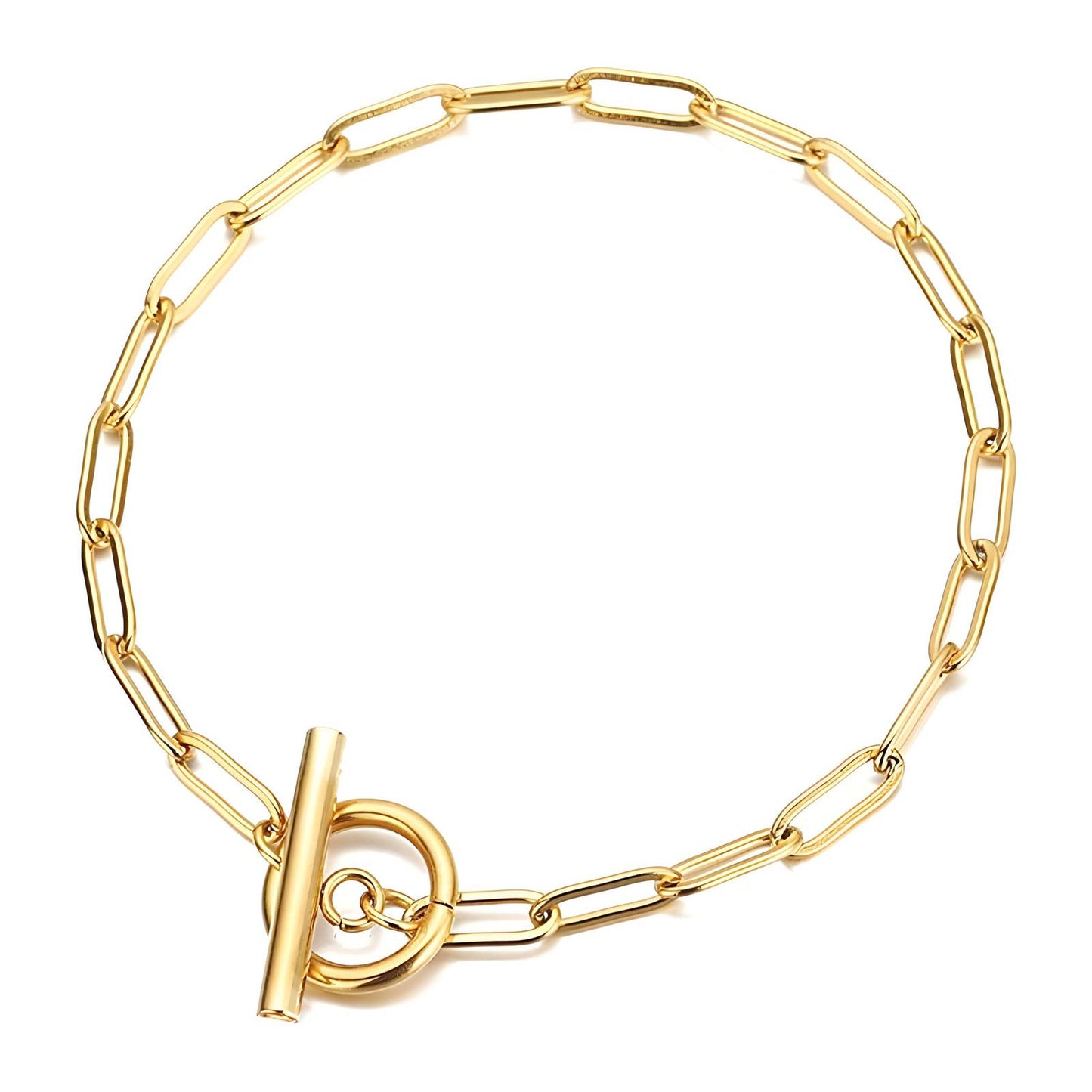 Dana Dainty Fob Gold Bracelet