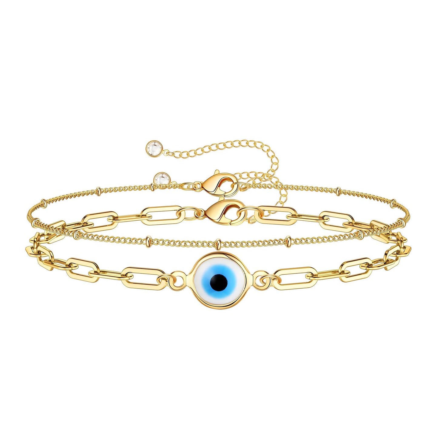 Eye On You Pair of Gold Braclets