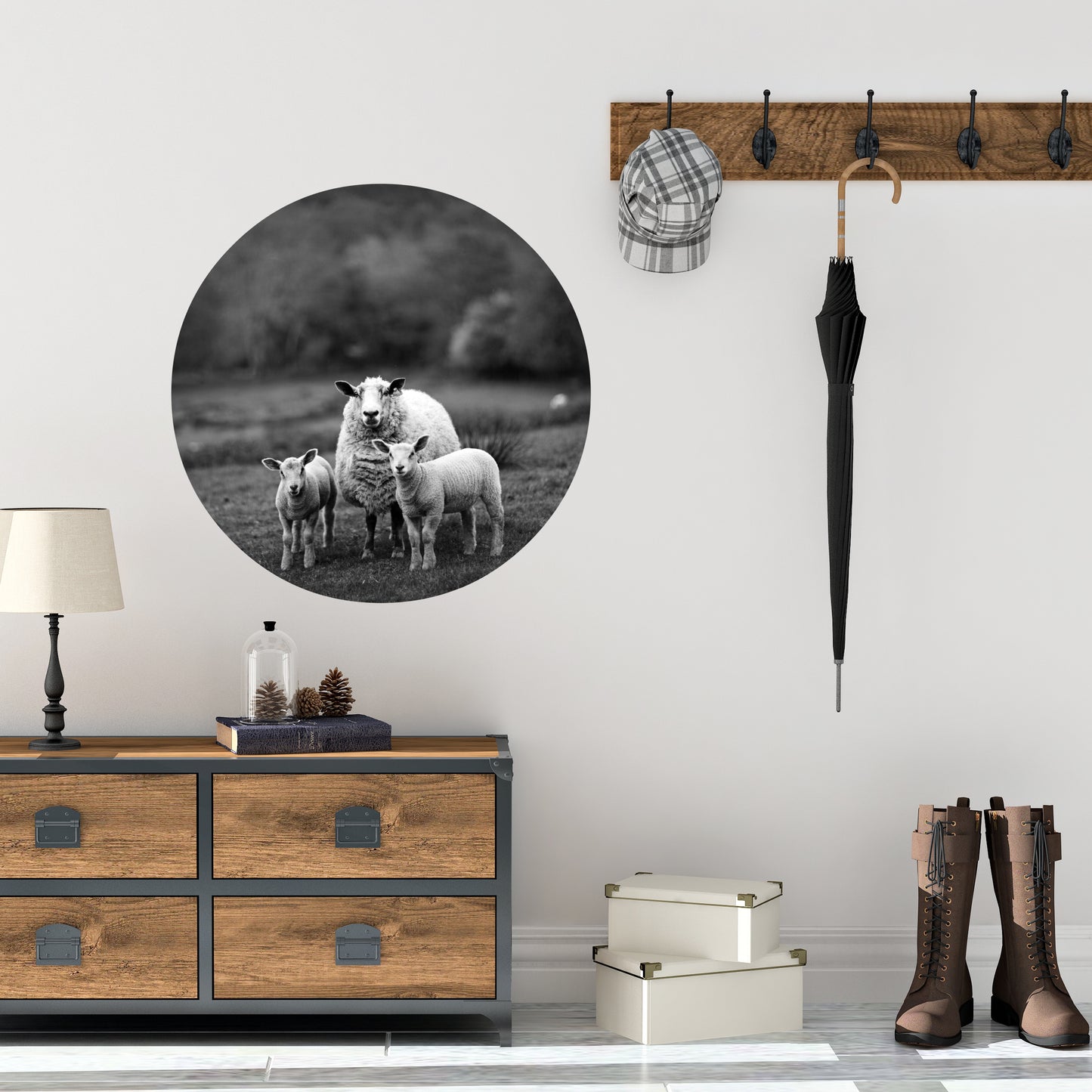 Family Portrait - Wall Dot